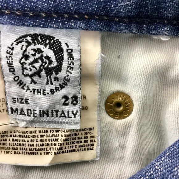 DIESEL Rabox Jeans 28 x 30 Relaxed Straight Leg Button Fly - Picture 13 of 13